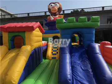 屋外か屋内娯楽膨脹可能な幼児の運動場の空気膨脹可能なテーマ パークの城装置