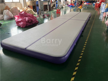 気密の安全保護膨脹可能な空気トラック体操の床の跳躍のマットの紫色