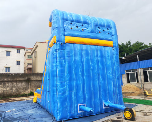 屋外の折る子供の運動場膨脹可能な水スライド ポリ塩化ビニールの防水シート