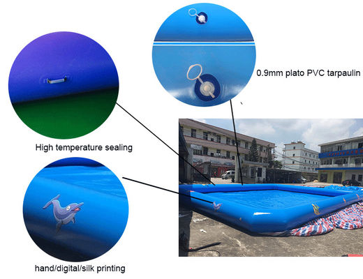 耐久ポリ塩化ビニール0.9mmの物質的で安い浮遊膨脹可能なプール