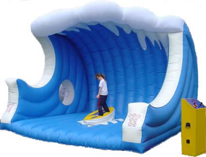 EN71 Inflatable Water Toys MechanicalはSurfboard With Machine Surfing Simulator Gameを爆破する