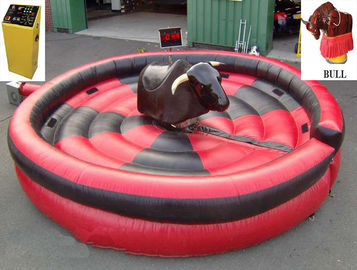 1 人膨脹可能な機械 Bull の防水シートの膨脹可能な円形のマットの機械ロデオ Bull
