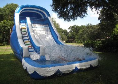 涼しく膨脹可能な大人水スライド/膨脹可能な青い裏庭はスライドをぬらしました