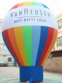 広告のための巨大な防水虹の地球の膨脹可能な気球