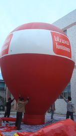 赤い昇進の膨脹可能な広告プロダクト、賃貸料のための広告の気球