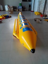 単一の車線膨脹可能な水おもちゃ、6人のためにTowableポリ塩化ビニールの防水シートのバナナ ボート