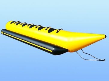 遊園地 6 人セリウム/UL の送風機が付いている膨脹可能な水バナナ ボート
