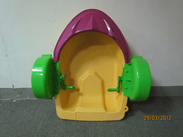 子供のための携帯用防水水のおもちゃのプラスチック 1 人手のかいボート