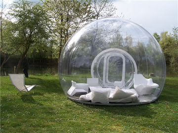 透明な部屋の膨脹可能なテント、送風機が付いている膨脹可能な泡テント
