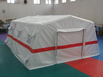 従来の白い病院色の膨脹可能なテント、0.65mm ポリ塩化ビニールの膨脹可能な緊急のテント