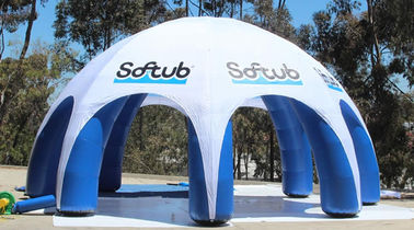 屋外広告の膨脹可能なテント、足を搭載する膨脹可能なくものドームのテント