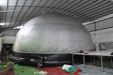 カスタマイズされた防火効力のある 10m 直径のドームの膨脹可能なプラネタリウムのテント