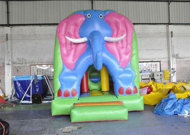 幼児のための大きく膨脹可能な象の跳躍の家/動物の跳ね上がりの家