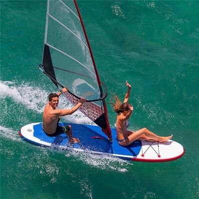 Dwfの子供および大人のためのウィンドサーフィンをする膨脹可能な一口の右舷のかい板
