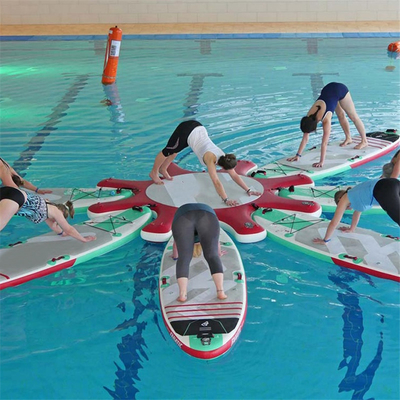 余暇のスポーツ膨脹可能な水一口のドックのヨガの波板プラットホーム