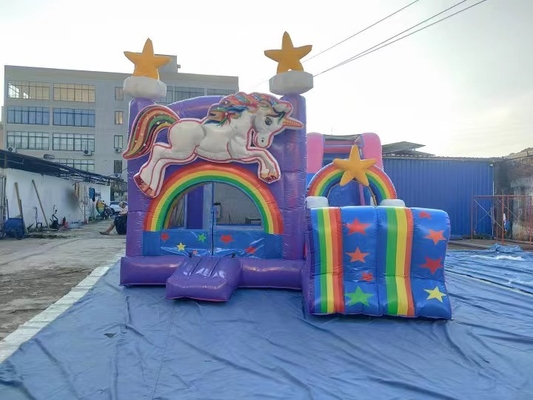 子供のコマーシャルの膨脹可能な跳ねる城のPaly公園のスライド