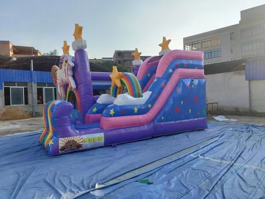 子供のコマーシャルの膨脹可能な跳ねる城のPaly公園のスライド
