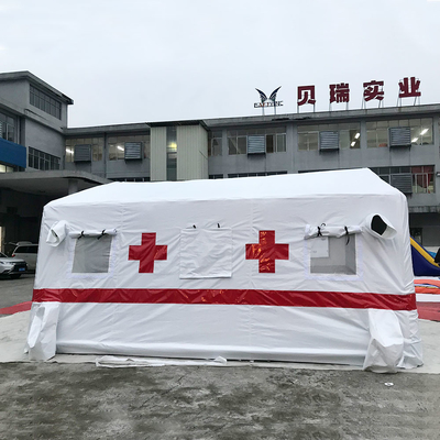 避難所のための空気堅い防水シートの膨脹可能な医学の軍のテント