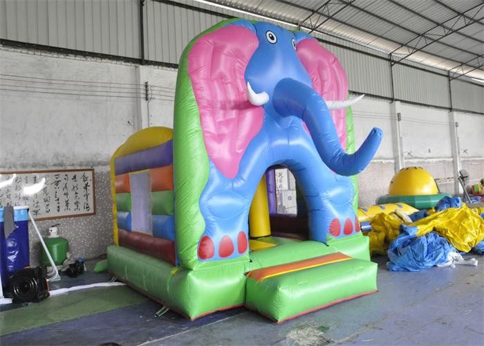 幼児のための大きく膨脹可能な象の跳躍の家/動物の跳ね上がりの家