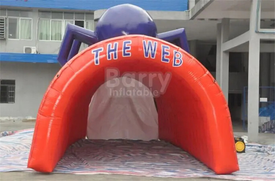 広告するスポーツ膨脹可能なテントの屋外のくものトンネルのテントを印刷する