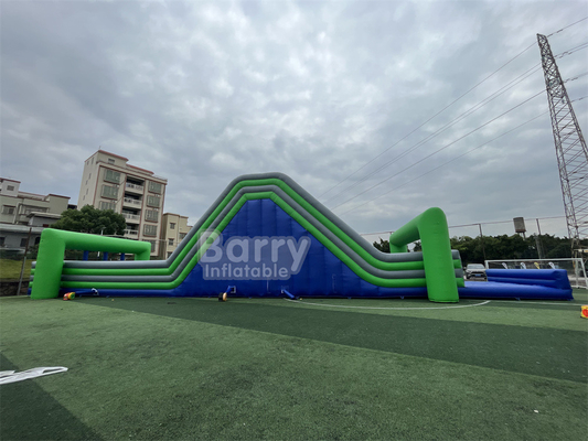 子供 大人 障害物 コース スポーツ テーマゲーム 狂った5km 目的地 充気式 楽しい ゴールライン 33m 巨大な滑り台