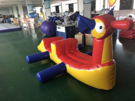 裏庭プール 子供 小さな水遊び 動物 浮遊物 膨らませられる障害物コース 水中