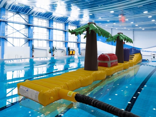 防水 溶接 障害物 ウォーターゲーム 13.8M 海賊 宝庫 膨らみ込み 深水 ランニング