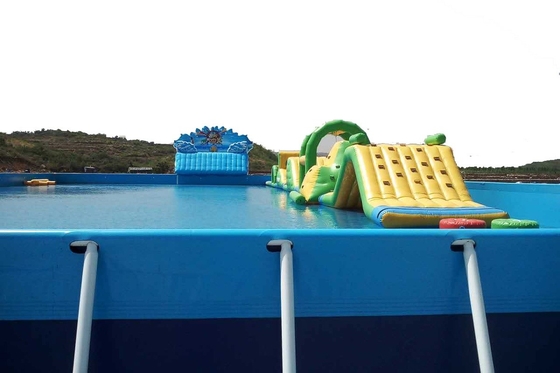 クリエイティブなロゴ オーダーメイド 印刷 水上公園 水上障害物コース 水上玩具 金属枠プール