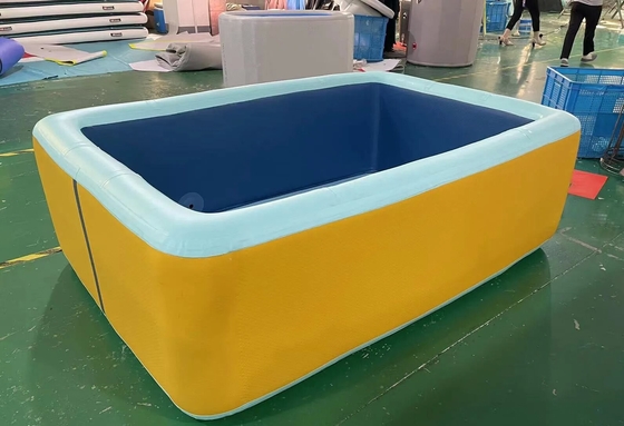 パーソナライズ可能な長方形 膨張式プール ドロップステッチ 布 折りたたみ式屋外 Dwf ドロップステッチ プール