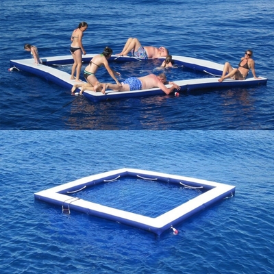 遊艇 屋外スポーツ ドロップ 縫い 海プール 充電式 浮遊海洋 海水泳池 防水網