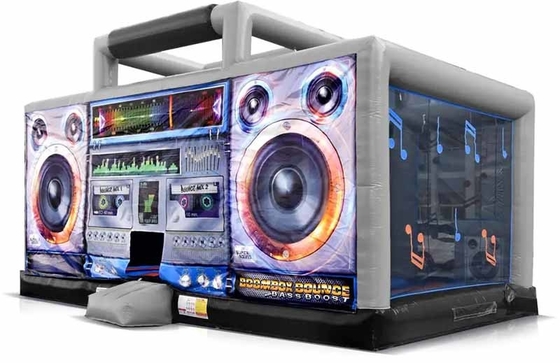 PVC屋外充気式ブームボックス 跳ね屋 ディスコドーム 跳ね城 パーティーイベント
