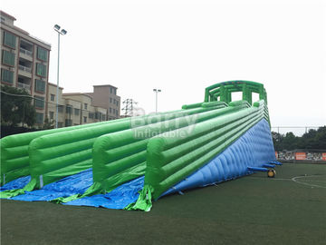 耐久の巨大で膨脹可能なスライド、緑10000ftの爆発のスリップnのスライド