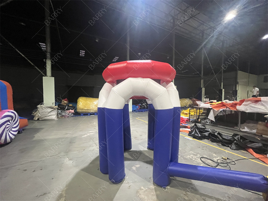 巨大充気バスケットボールフープ 射撃 楽しいゲーム バスケットボールパーティーイベントゲームのための空気ポンプ