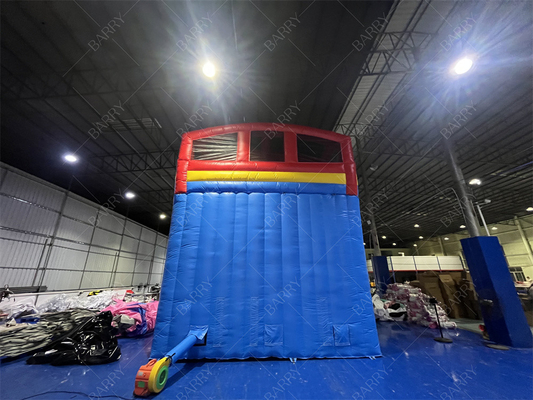 10.5x5.4x6.6m 商用 双車線 巨大 膨らませられる滑水滑水 跳ね上がる月 跳ね上がる水滑水 水泳池