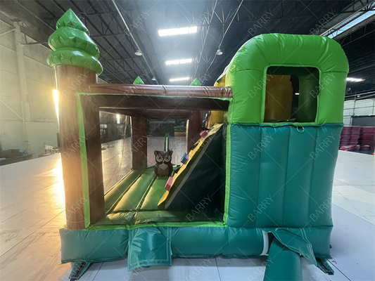3.6x3x2.4m 動物テーマ 熱帯雨林 ジャンピング ボンシング カッスル 商業用 膨らませられる ボンシング ハウス