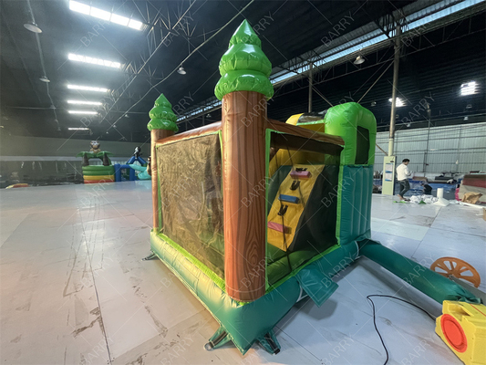 3.6x3x2.4m 動物テーマ 熱帯雨林 ジャンピング ボンシング カッスル 商業用 膨らませられる ボンシング ハウス