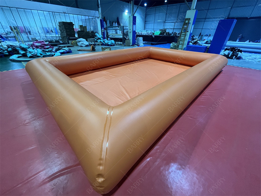 商業用裏庭 大型防水プール プール オレンジ ウォーターゲーム 夏