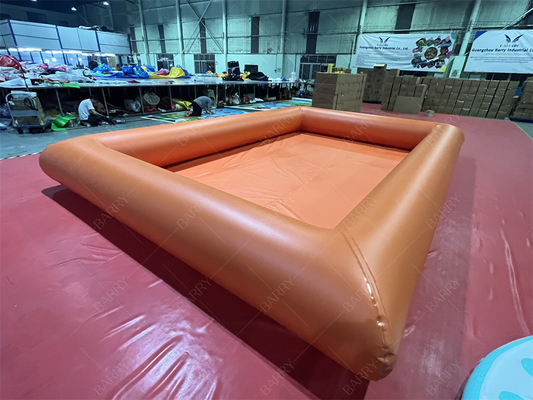 商業用裏庭 大型防水プール プール オレンジ ウォーターゲーム 夏