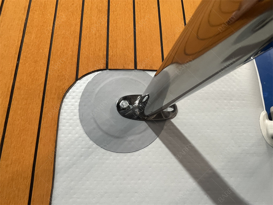 スタッドレスタイヤの階段 3x2x0.2m 充気式ジェットスキードック ボート停泊用ポントン