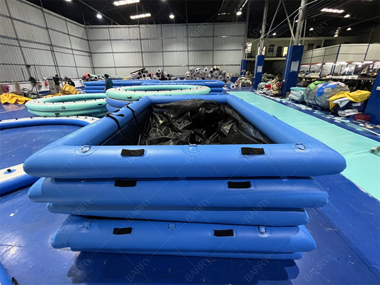 充電式ヨットプール 防水母 充電式浮遊プール 海 海 水泳池 網付き