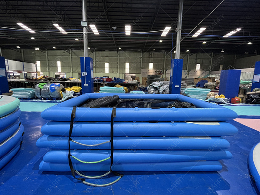 充電式ヨットプール 防水母 充電式浮遊プール 海 海 水泳池 網付き