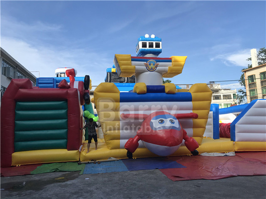 スーパーウィングス 跳ね返る遊び場 テーマパーク カートン 室内充気遊び場