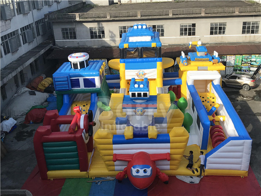 スーパーウィングス 跳ね返る遊び場 テーマパーク カートン 室内充気遊び場