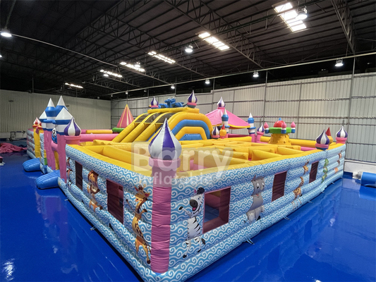 室内 充気型 遊園地 浮遊する 水遊び場