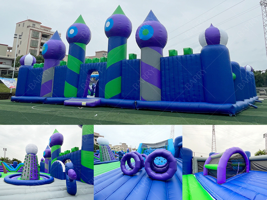 30×30m ビッグバウンズ アムレートメントパーク 充気式テーマパーク バウンズハウス 遊び場 ゲーム
