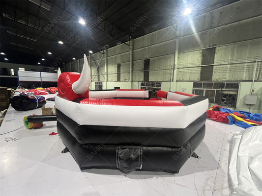 大人のための膨らませられる機械的な雄牛騎乗 - レッドロデオシミュレーター