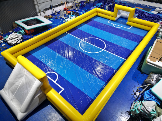 充電可能なサッカー場 20x10m PVCタールイン