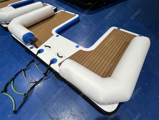 ボート遊びとヨガ用カスタマイズ可能なインフレータブルフローティングドック