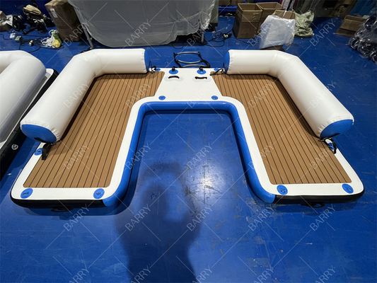 ボート遊びとヨガ用カスタマイズ可能なインフレータブルフローティングドック