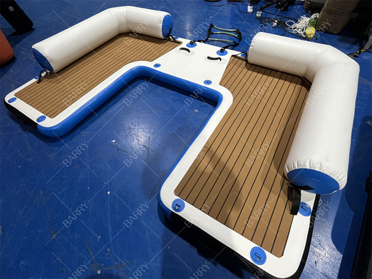 ボート遊びとヨガ用カスタマイズ可能なインフレータブルフローティングドック